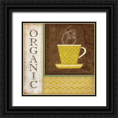 Organic Coffee Black Ornate Wood Framed Art Print with Double Matting by Pugh, Jennifer