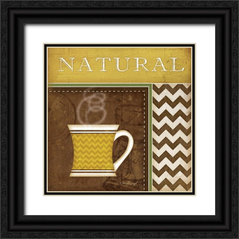 Natural Organic Coffee Black Ornate Wood Framed Art Print with Double Matting by Pugh, Jennifer