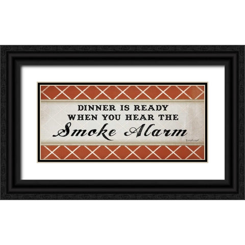 Dinner is Ready Black Ornate Wood Framed Art Print with Double Matting by Pugh, Jennifer