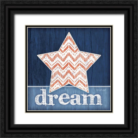 Dream Star Black Ornate Wood Framed Art Print with Double Matting by Pugh, Jennifer