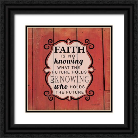 Knowing Who Holds the Future Black Ornate Wood Framed Art Print with Double Matting by Pugh, Jennifer