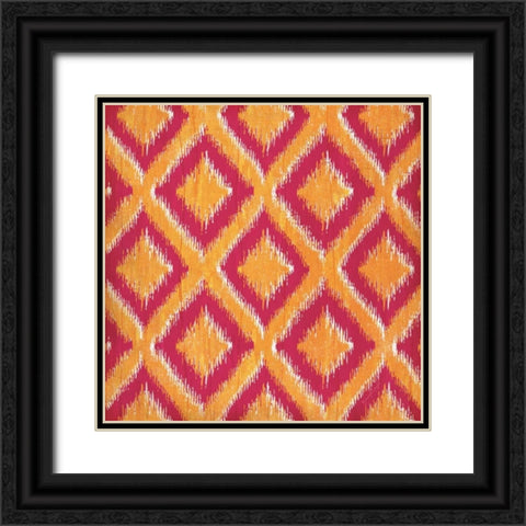 Summer iKat IV Black Ornate Wood Framed Art Print with Double Matting by Pugh, Jennifer