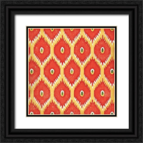 Summer iKat I Black Ornate Wood Framed Art Print with Double Matting by Pugh, Jennifer