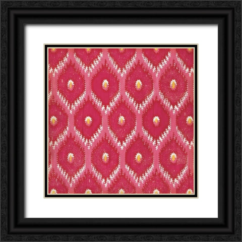 Summer iKat III Black Ornate Wood Framed Art Print with Double Matting by Pugh, Jennifer