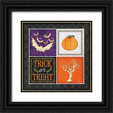 Trick or Treat Black Ornate Wood Framed Art Print with Double Matting by Pugh, Jennifer