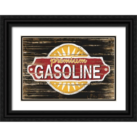 Gasoline Black Ornate Wood Framed Art Print with Double Matting by Pugh, Jennifer