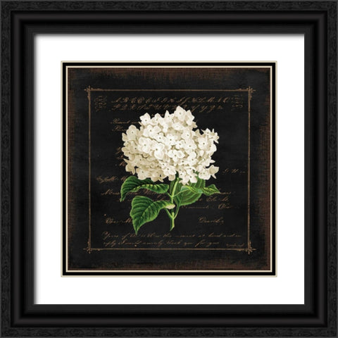 Floral IV Black Ornate Wood Framed Art Print with Double Matting by Pugh, Jennifer