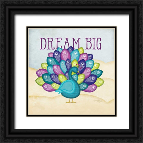 Dream Big Black Ornate Wood Framed Art Print with Double Matting by Pugh, Jennifer