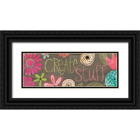 Create Stuff Black Ornate Wood Framed Art Print with Double Matting by Doucette, Katie