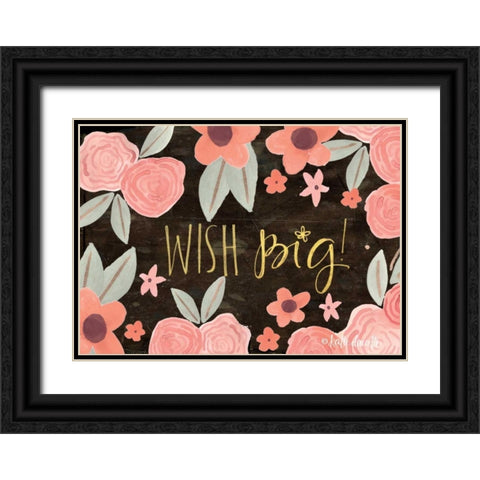 Wish Big Black Ornate Wood Framed Art Print with Double Matting by Doucette, Katie