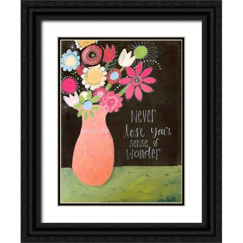 Wonder Black Ornate Wood Framed Art Print with Double Matting by Doucette, Katie