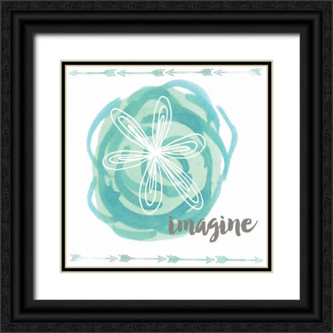 Imagine Black Ornate Wood Framed Art Print with Double Matting by Doucette, Katie