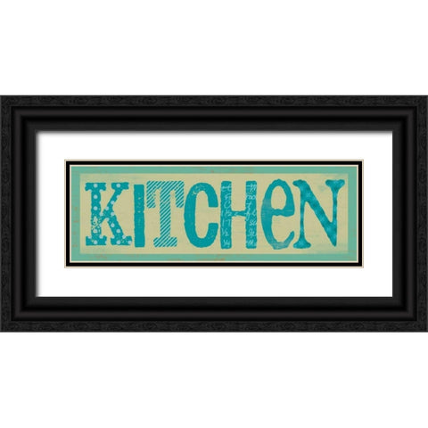 Kitchen Black Ornate Wood Framed Art Print with Double Matting by Doucette, Katie