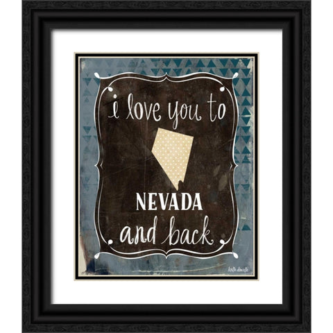 Nevada and Back Black Ornate Wood Framed Art Print with Double Matting by Doucette, Katie