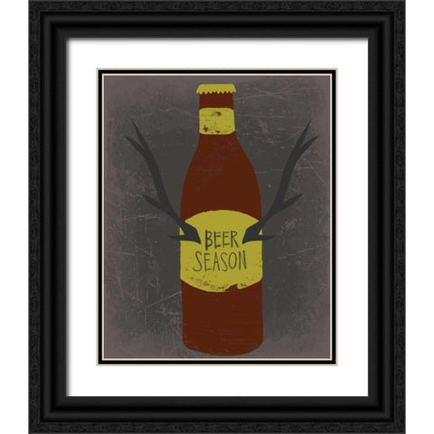 Beer Season Black Ornate Wood Framed Art Print with Double Matting by Doucette, Katie