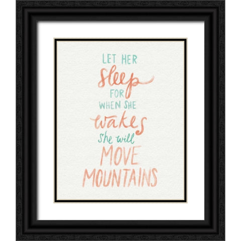 Move Mountains Black Ornate Wood Framed Art Print with Double Matting by Doucette, Katie