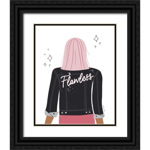 Flawless Black Ornate Wood Framed Art Print with Double Matting by Brown, Kyra