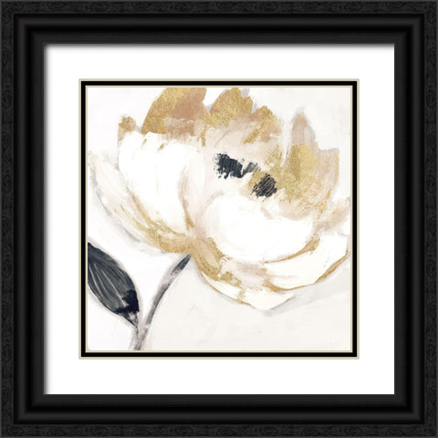 Neutral Bloom II Black Ornate Wood Framed Art Print with Double Matting by Blue, Nina
