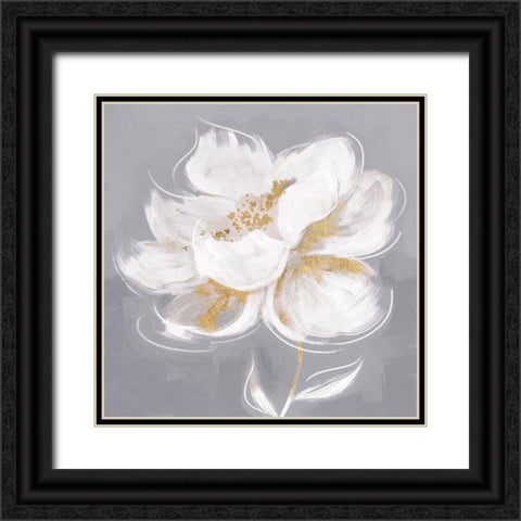 Divine Bloom Black Ornate Wood Framed Art Print with Double Matting by Blue, Nina