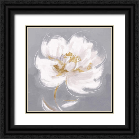 Divine Bloom II Black Ornate Wood Framed Art Print with Double Matting by Blue, Nina