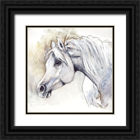 Dreamer Black Ornate Wood Framed Art Print with Double Matting by Blue, Nina