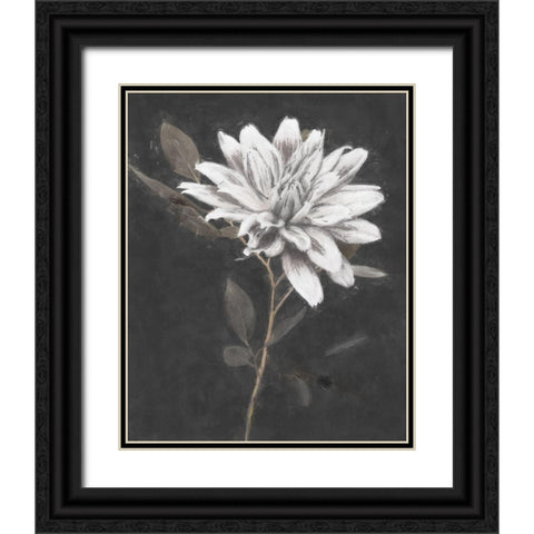 Fable Lotus 2 Black Ornate Wood Framed Art Print with Double Matting by Blue, Nina