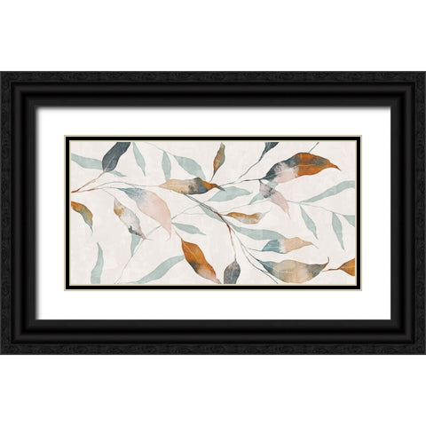 Summer Botanical Black Ornate Wood Framed Art Print with Double Matting by Blue, Nina