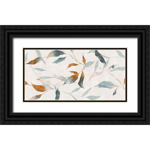 Summer Botanical II Black Ornate Wood Framed Art Print with Double Matting by Blue, Nina