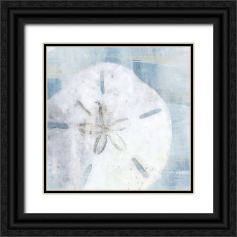 Sand Dollar II Black Ornate Wood Framed Art Print with Double Matting by Blue, Nina