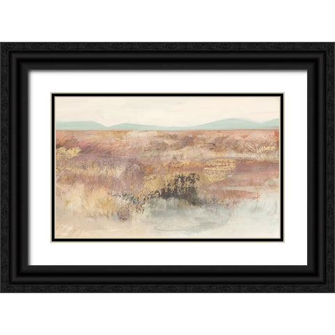 Neutral Landscape Black Ornate Wood Framed Art Print with Double Matting by Blue, Nina