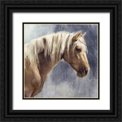 Golden Boy Black Ornate Wood Framed Art Print with Double Matting by Blue, Nina