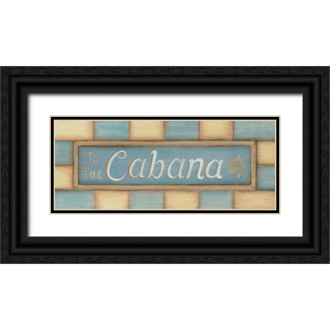 To the Cabana Black Ornate Wood Framed Art Print with Double Matting by Lewis, Kim