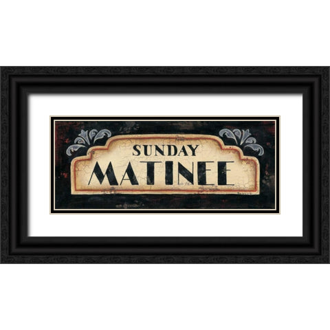 Matinee Black Ornate Wood Framed Art Print with Double Matting by Lewis, Kim