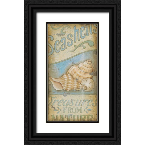 Treasures from Nature Black Ornate Wood Framed Art Print with Double Matting by Lewis, Kim