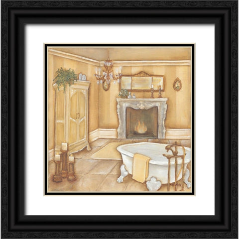 Warm Bath I Black Ornate Wood Framed Art Print with Double Matting by Lewis, Kim