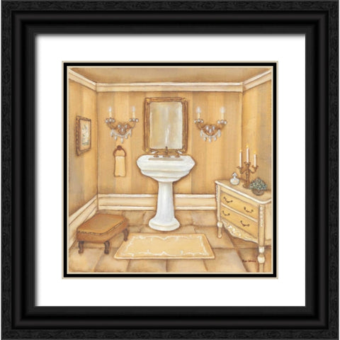 Warm Bath II Black Ornate Wood Framed Art Print with Double Matting by Lewis, Kim