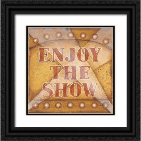 Enjoy the Show Black Ornate Wood Framed Art Print with Double Matting by Lewis, Kim