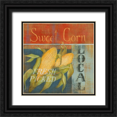 Sweet Corn Black Ornate Wood Framed Art Print with Double Matting by Lewis, Kim
