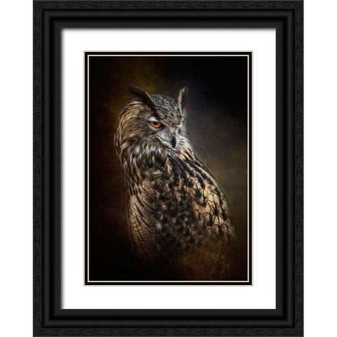 Dark Rising Black Ornate Wood Framed Art Print with Double Matting by Parker, Kelley