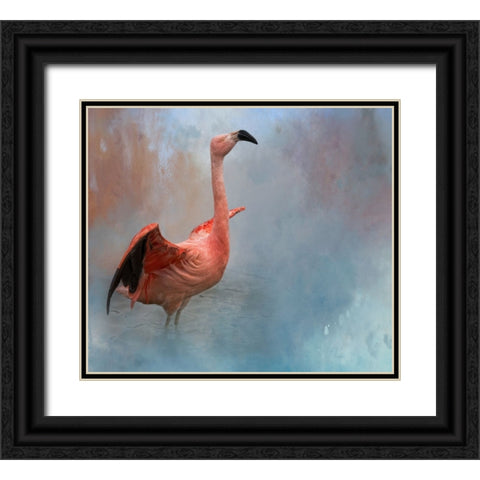 Water Dancer Black Ornate Wood Framed Art Print with Double Matting by Parker, Kelley