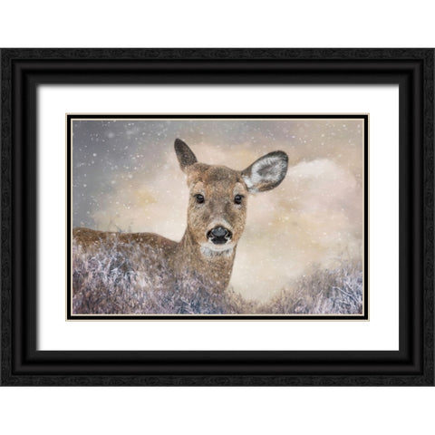 Spirit of Winter Black Ornate Wood Framed Art Print with Double Matting by Parker, Kelley