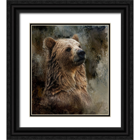 Powerful Black Ornate Wood Framed Art Print with Double Matting by Parker, Kelley