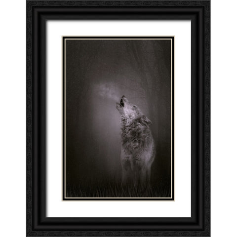 Every Breath I Take Black Ornate Wood Framed Art Print with Double Matting by Parker, Kelley