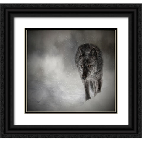 The Lone Journey Black Ornate Wood Framed Art Print with Double Matting by Parker, Kelley