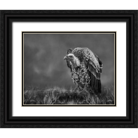 The Scavenger Black Ornate Wood Framed Art Print with Double Matting by Parker, Kelley