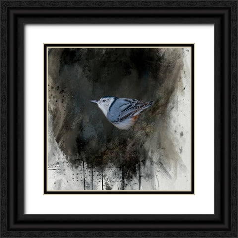 Tiny Charmer Black Ornate Wood Framed Art Print with Double Matting by Parker, Kelley