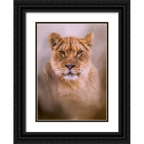 Dignity Black Ornate Wood Framed Art Print with Double Matting by Parker, Kelley