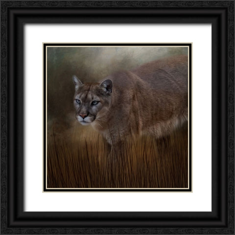 Waiting on the Hunt Black Ornate Wood Framed Art Print with Double Matting by Parker, Kelley