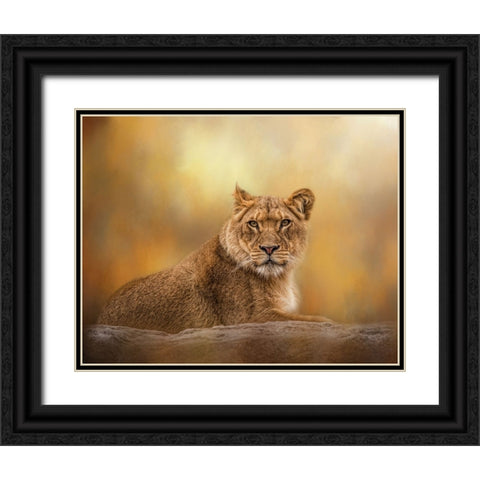 Dawning of the Day Black Ornate Wood Framed Art Print with Double Matting by Parker, Kelley
