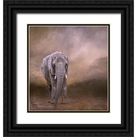 The Elderly Matriarch Black Ornate Wood Framed Art Print with Double Matting by Parker, Kelley